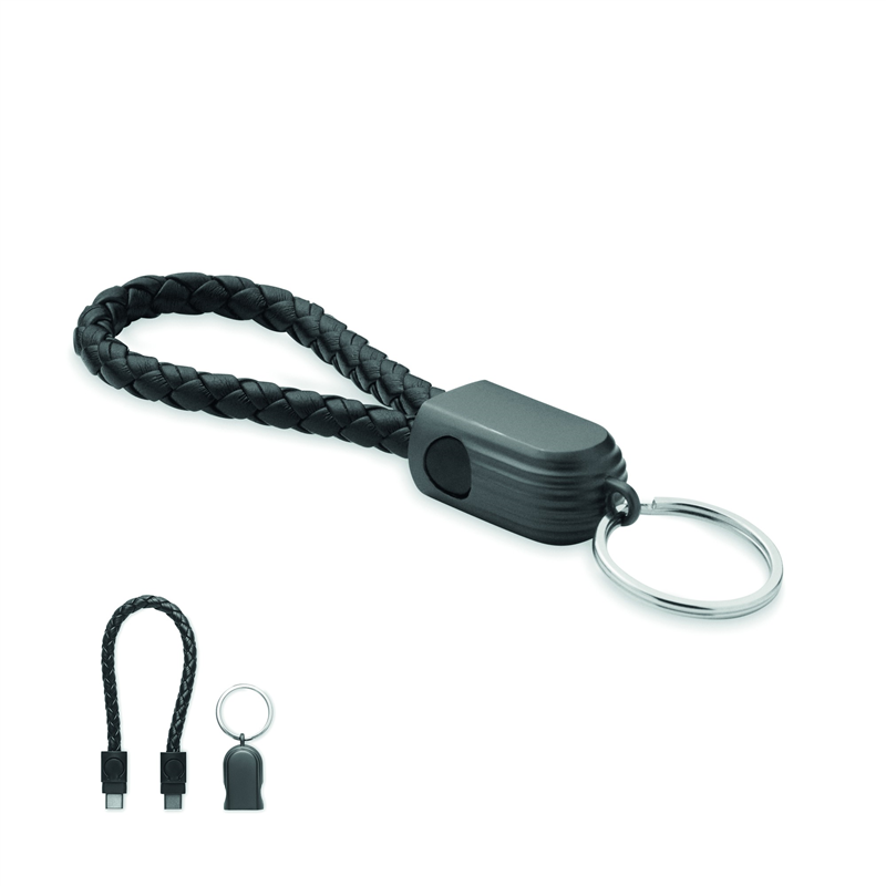 Brelok z kablem USB-C FAULETI LOOP