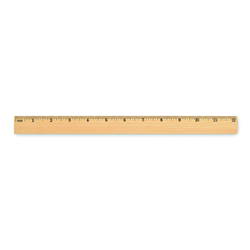 Drewniana linijka 30 cm RULER30