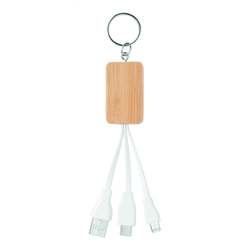 Bambusowy kabel 3 w 1 CLAUER