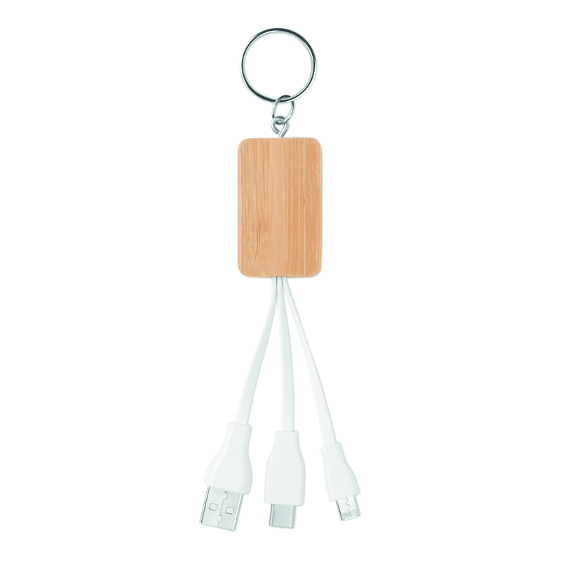 Bambusowy kabel 3 w 1 CLAUER